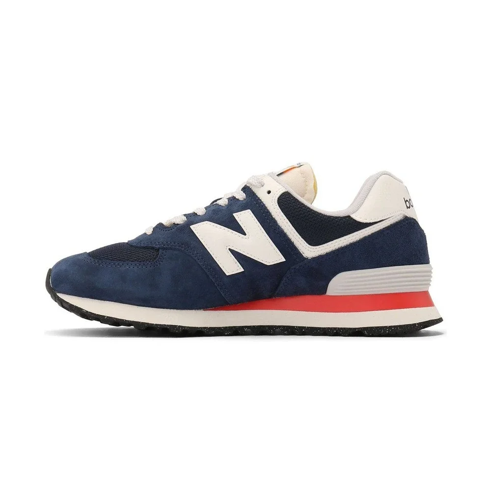 New Balance 574 Classics Navy Blue White Red U574VPN Mens 9.5 Womens 11